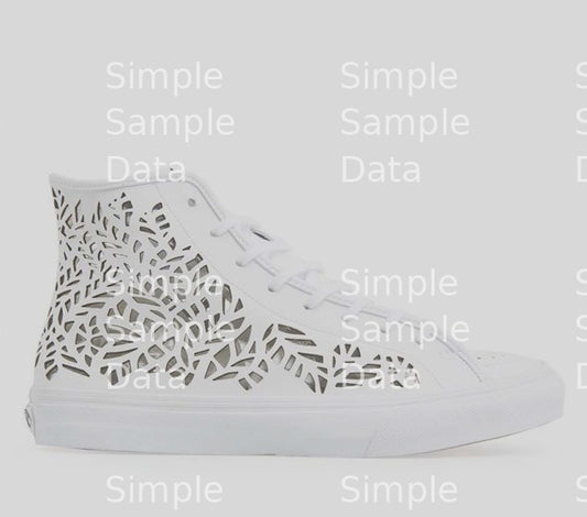 VANS | SK8-HI DECON (CUTOUT)| LEAVES/WHITE
